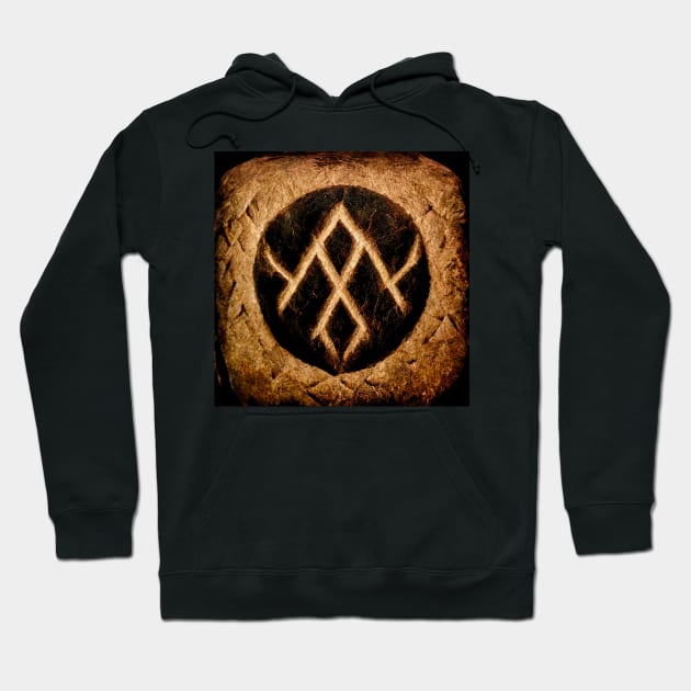 Rune Stones Series Hoodie by VISIONARTIST